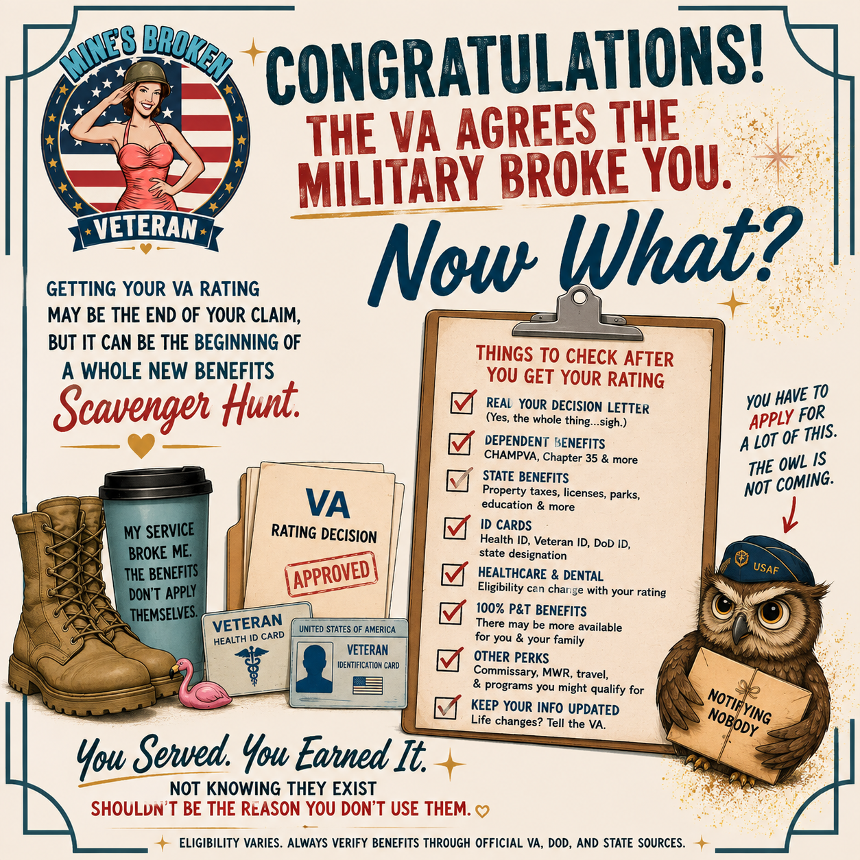 Congratulations! The VA Agrees the Military Broke You. Now What?