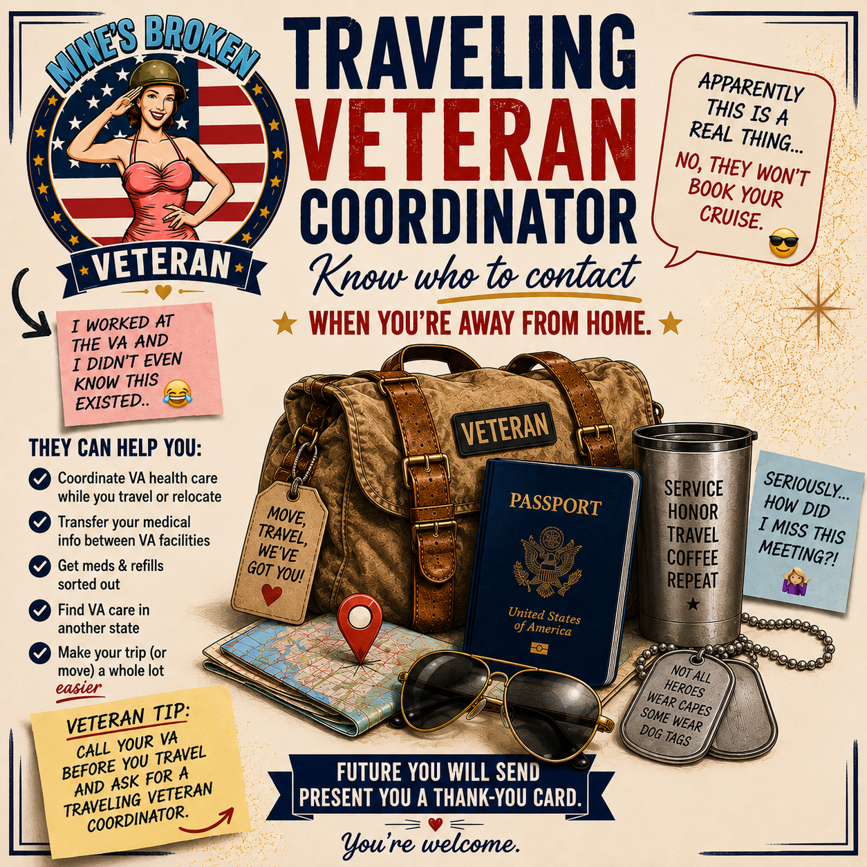 Traveling Veteran Coordinator – Who knew?!